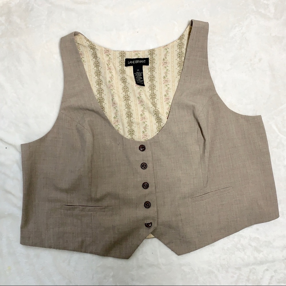 LANE BRYANT Suit Vest Size 24